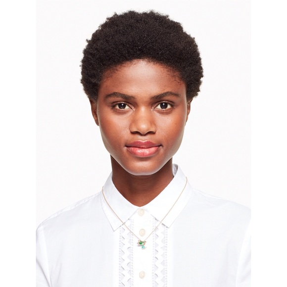 KATE SPADE • Scenic Route Hummingbird Necklace - Picture 3 of 6